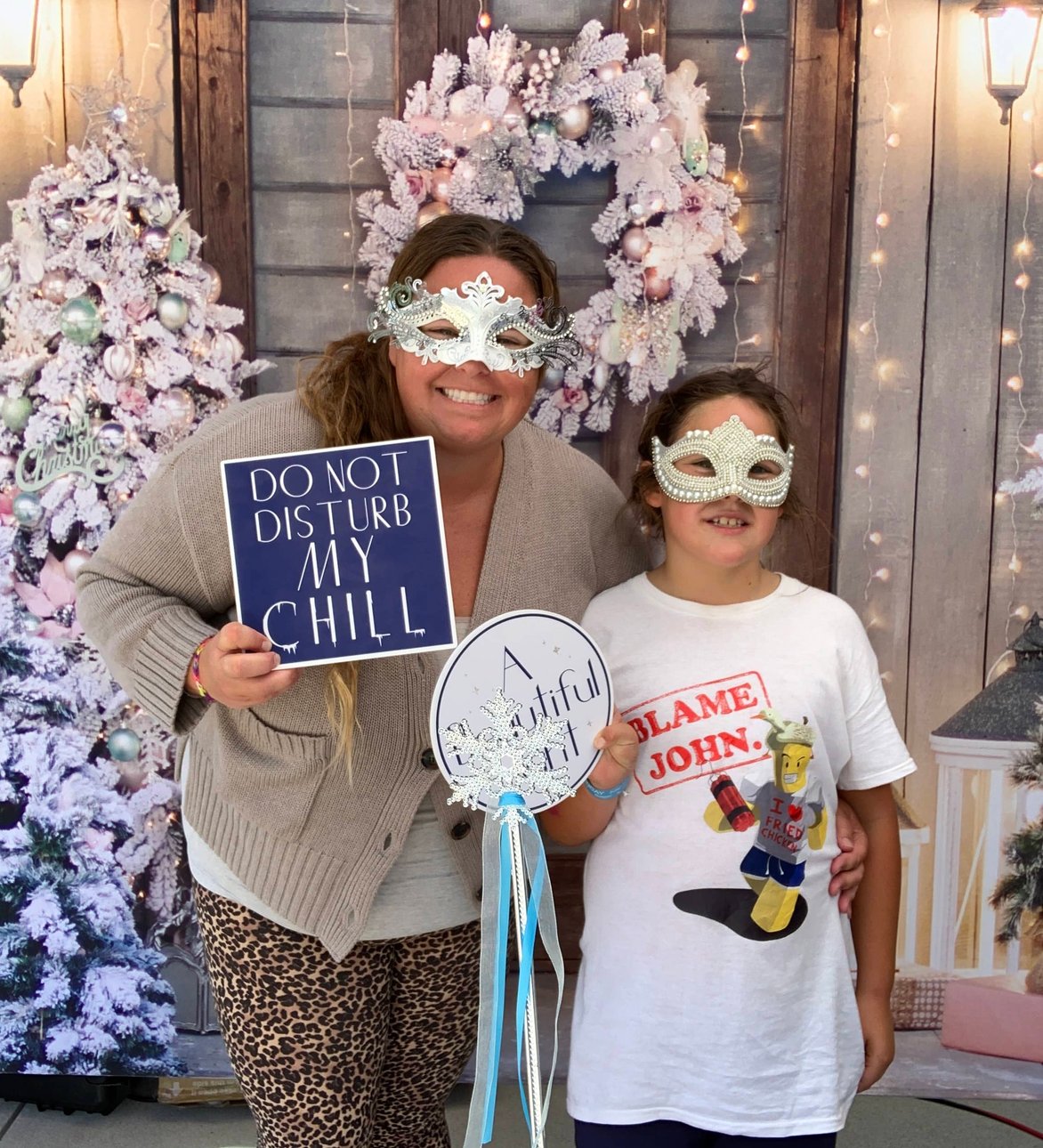Guests celebrating with Starry Night Photo Booth in Orange County CA