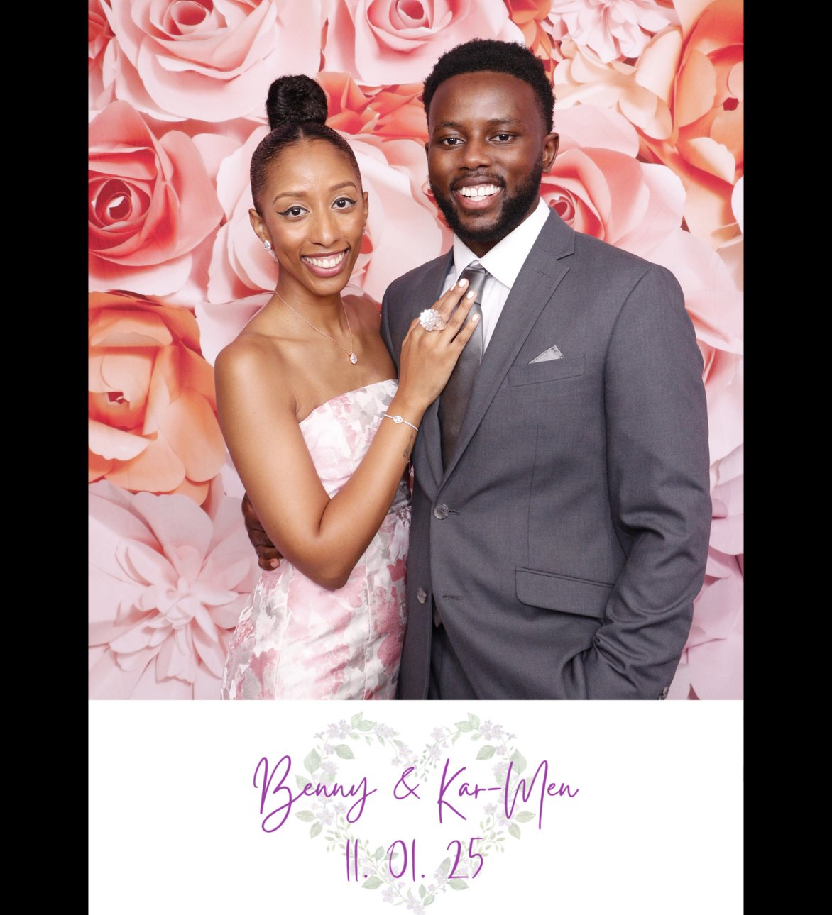 Guests celebrating with Starry Night Photo Booth in Orange County CA